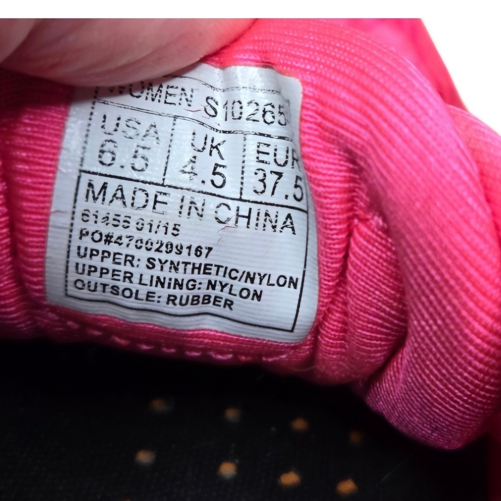 Saucony Breakthru PowerGrid Running Shoes Womens 6.5 Pink Citron S10265-1 - Picture 14 of 16